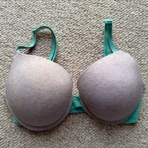 PINK Victoria's Secret Mint Green & Light Gray T-Shirt Bra